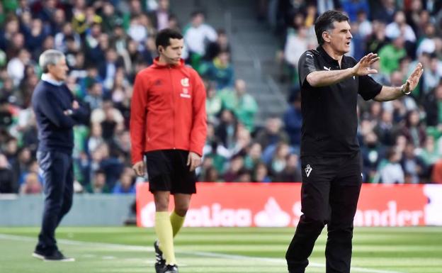 Mendilibar, durante el partido /EFE