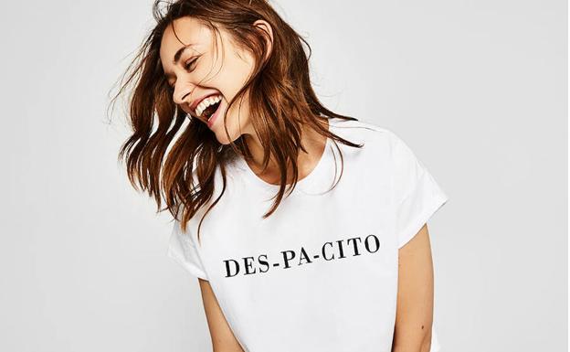 Camiseta 'Despacito'. /Bershka