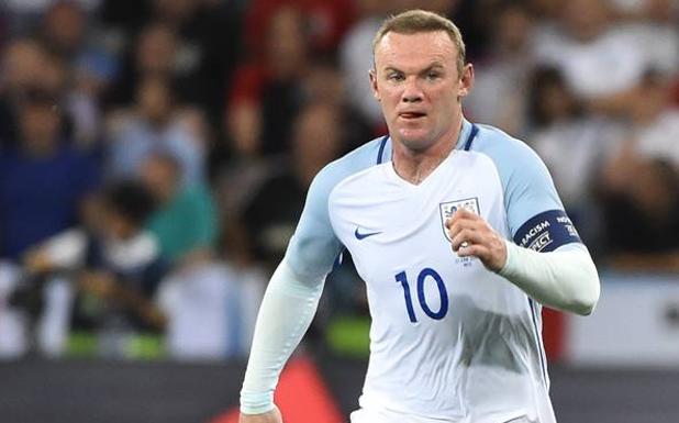 El delantero Wayne Rooney, en un partido con la selección inglesa.