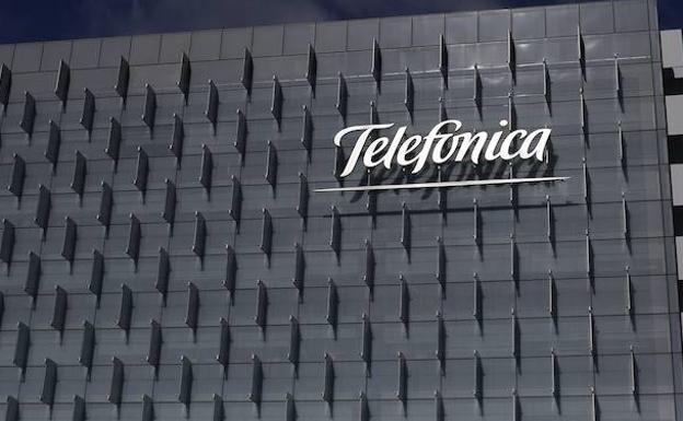 Vista de la sede de Telefónica en las afueras de Madrid.