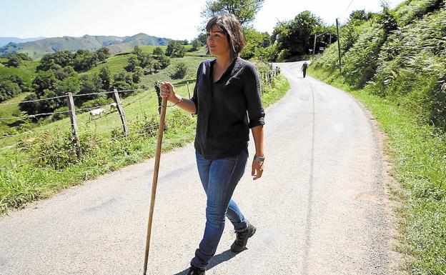 Anne Etchegoyen Donejakue Bidean, 2015eko argazkian./