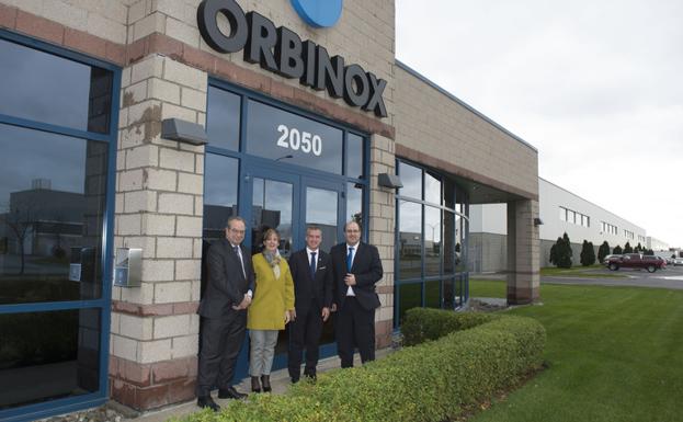Tapia y Urkullu en su visita a la empresa guipuzcoana Oribinox/Irekia