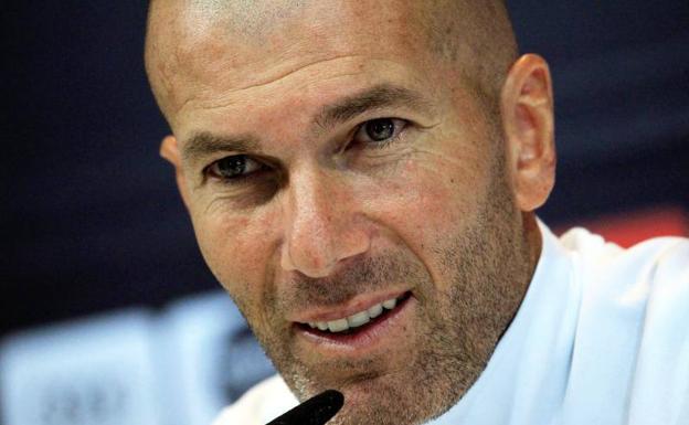 Zinedine Zidane, técnico del Real Madrid. /Efe