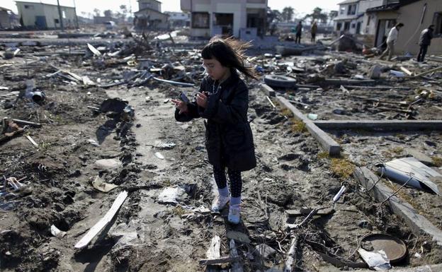 Una zona afectada por el tsunami de Japón un año después de la catástrofe/ Reuters