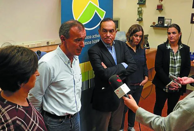 Arantza Auzmendi, Alberto Arranz, Miguel Ángel Páez, María Serrano y Amaia Izaguirre. /