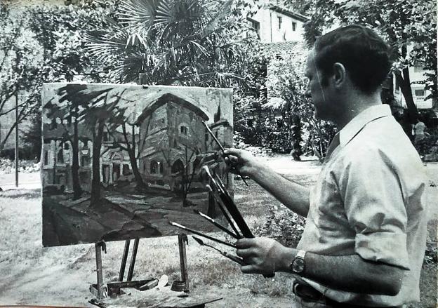 José Kareaga tuvo una gran trayectoria en la pintura, grabado y modelado artístico./FELIPE LOIOLA