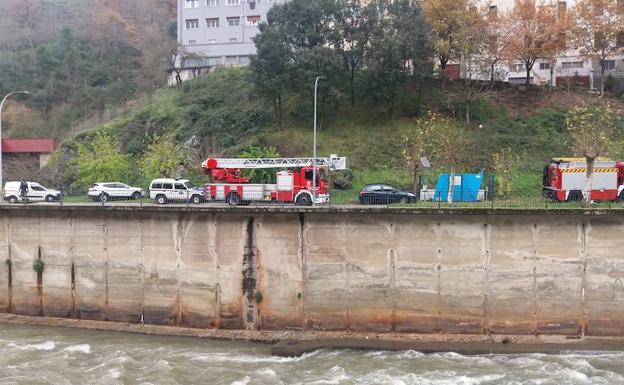 Lugar de Soraluze en el que ha sido rescatada el cadáver./