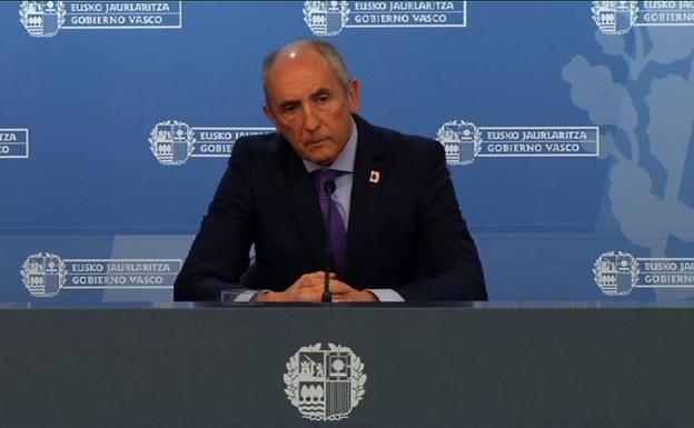 Erkoreka, en una rueda de prensa/