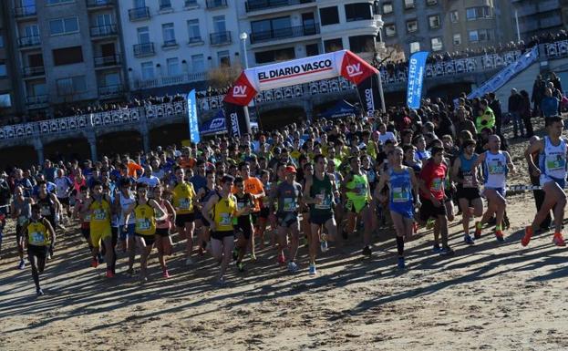 Salida del Cross Beach/Jose Mari López