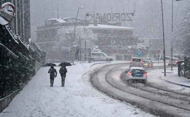 Nuevo aviso amarillo por nieve en el interior
