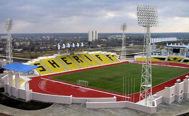 El pequeño estadio donde se ejercita el Sheriff.