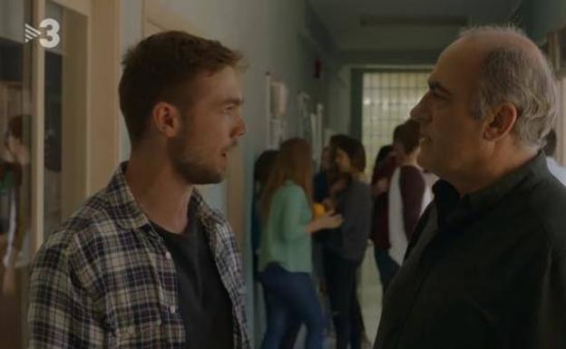 Pol y Merlí, en una de sus clásicas discusiones sobre la vida.