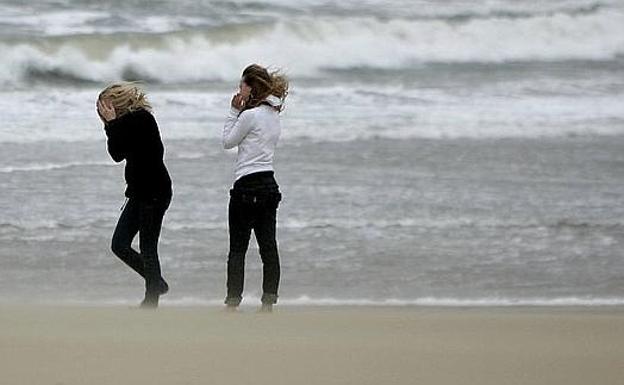 Las rachas de viento rondan los 100 km/h en Gipuzkoa