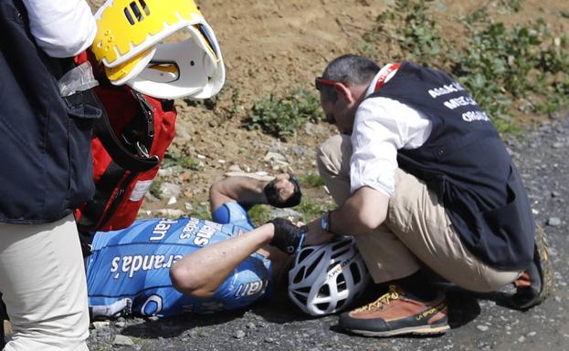 El ciclista belga Michael Goolaerts (Vérandas Willems-Crélan). /Efe