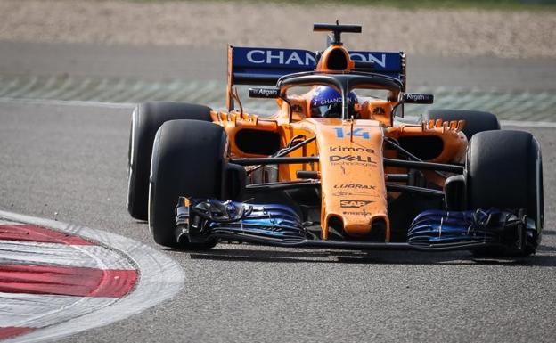 El McLaren de Fernando Alonso/EFE