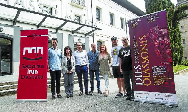 Yon Gallardo, María José Noain, Miguel Ángel Páez, David Martínez, Ana San Juan, Christian Equisoain y José María Lumbreras./F. DE LA HERA