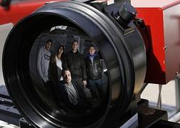 Los investigadores de la Carlos III han creado una spin-off, Sensia Solutions, para comercializar su cámara. José Ramón Ladra/