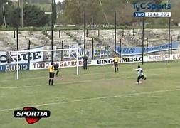 El protagonista, instantes antes de marcar su gol./