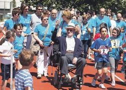 'Atletas' solidarios en marcha