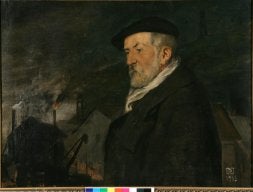 Retrato de Serafín Baroja pintado por Ricardo Baroja./