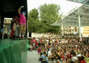 Los chavales se lo volverán a pasar en grande en las fiestas de Egia. /LUSA/