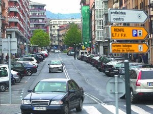 Inminente. La nueva urbanización de la calle Hondarribia comenzará antes del verano. :: F. DE LA HERA/