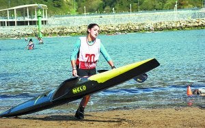 Olatz Zabala no lo pasó bien en Alemania y estuvo a punto de abandonar, pero al final quedó sexta./