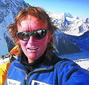 Iñaki Ochoa de Olza, durante su expedición al K-2 en 2004. :: DV/