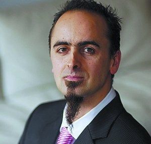Cuarteto. Daniel Oyarzabal, pianista de la formación./