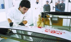 Mucho nivel. Agirre ultima uno de los trabajos durante la jornada del sábado. :: AITOR/