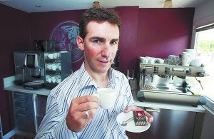 Reconvertido. Unai Osa trabaja ahora como representante de una firma de café. ::
MICHELENA/
