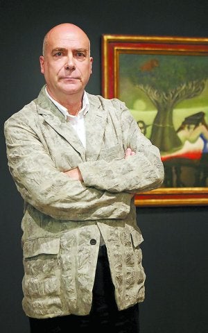 Javier González de Durana, fotografiado en el TEA tinerfeño. ::
EFE/