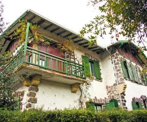 Vista de la villa Urtxo, que el pintor construyó en 1927. ::
AISSE MC/