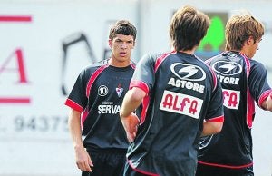 Ander Capa hará la temporada con el primer equipo. ::
F. MORQUECHO/