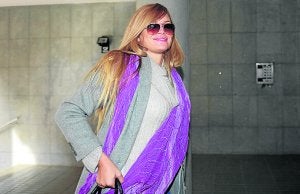 Cañadas, a su llegada ayer a los juzgados de Esplugues. :: GTRES/