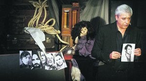 Magia. El mentalista Anthony Blake durante una actuación con su último espectáculo./