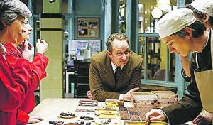 Secuencia de la película 'Tímidos anónimos'./