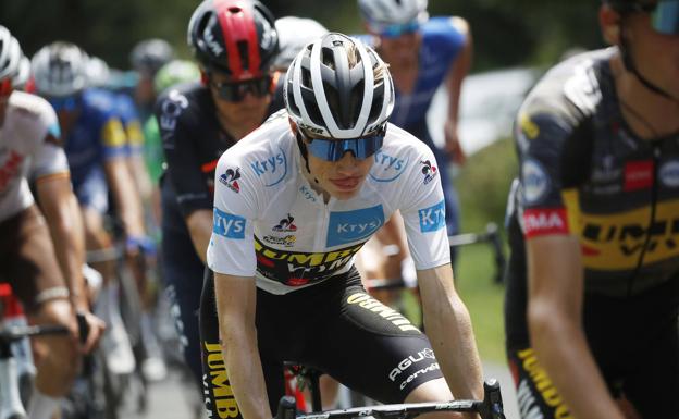 Jonas Vingegaard durante el Tour de Francia del año pasado. /