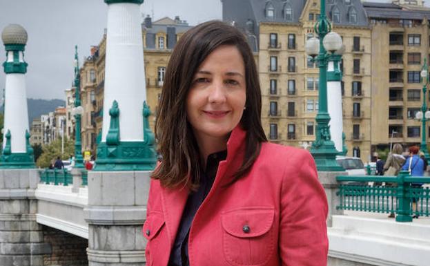 Nerea Ibañez, en Donostia./USOZ