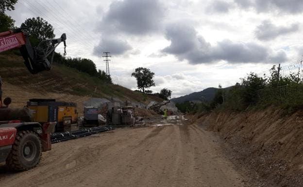 Las obras de la ronda sur obligan a cortar la AP-8 entre Irun y Behobia dos días de la próxima semana