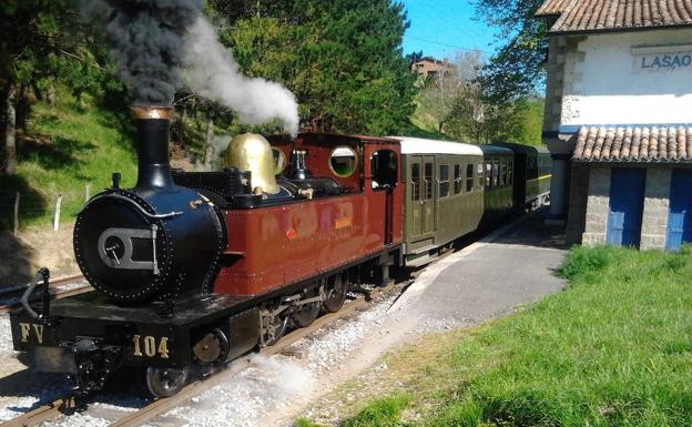 Euskotren cierra agosto con nuevo récord de viajes en los trenes históricos del Museo Vasco del Ferrocarril