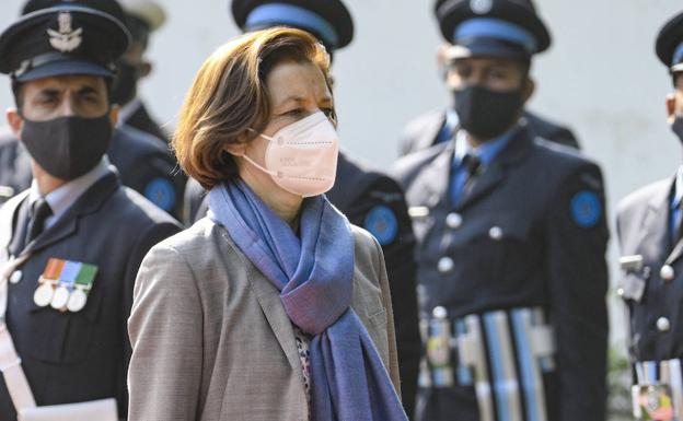 Florence Parly, French Defense Minister, on a recent trip to India.
