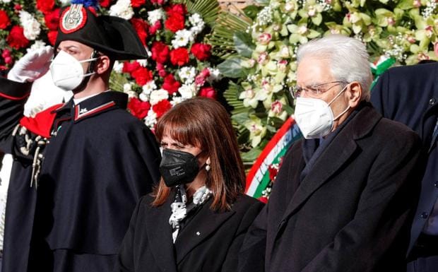 Mattarella presided over the state funeral this week for the memory of David Sassoli.