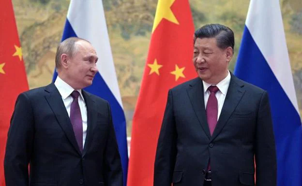 Putin and Xi staged in Beijing the good relations that their governments maintain. 