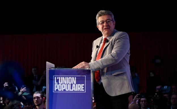 Jean-Luc Mélenchon, leader of La France Insumisa. 