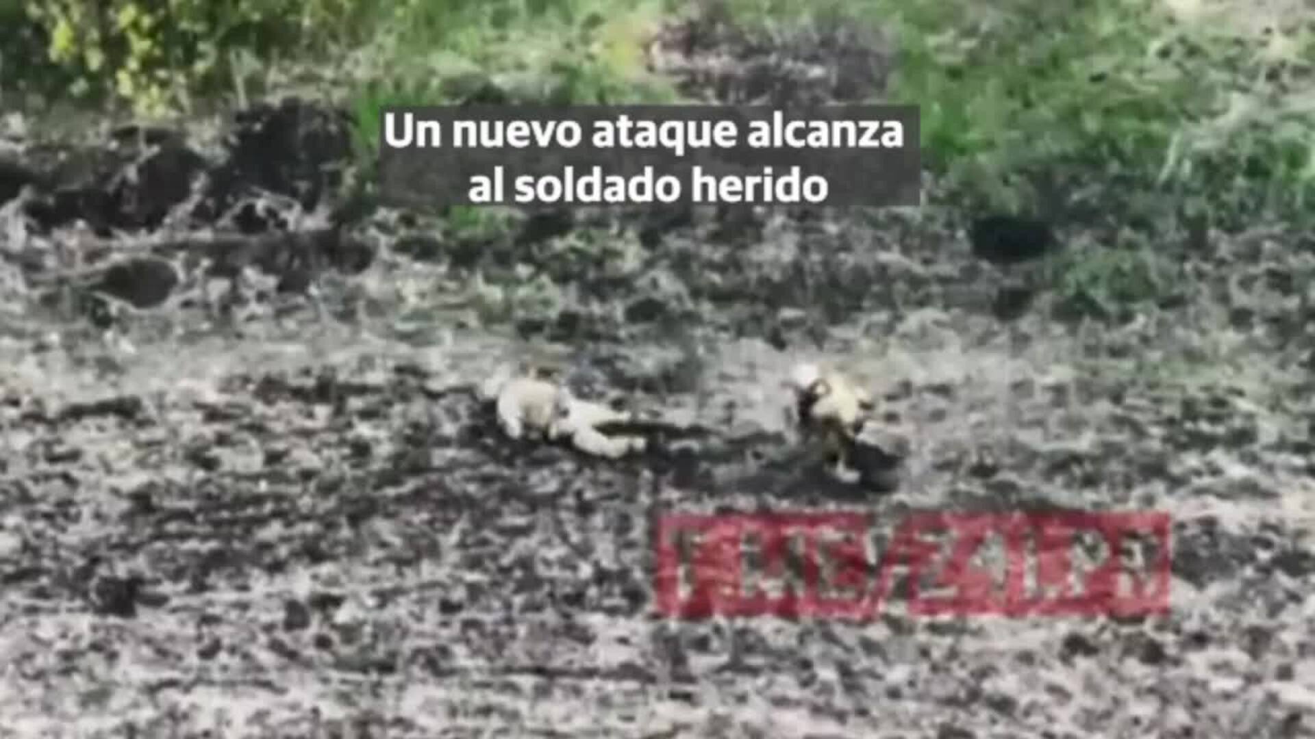Un soldado ucraniano da su vida por un compañero en el frente del Donbás