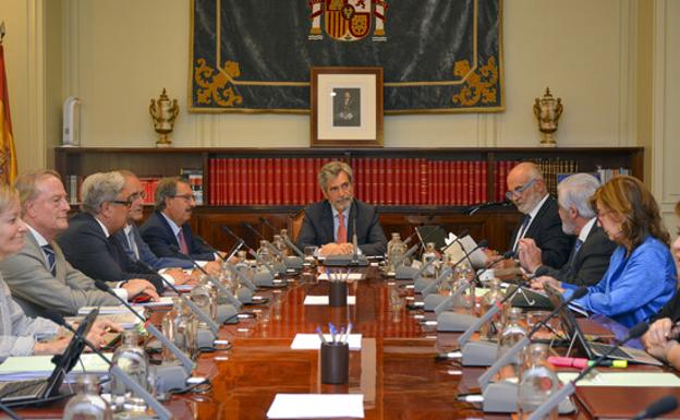 The General Council of the Judiciary during a meeting last Monday.