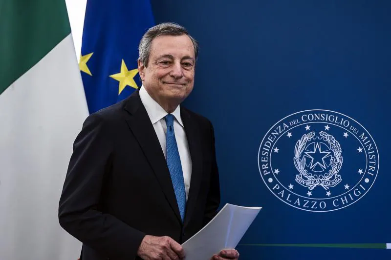 Mario Draghi faces today in the Senate a new test of strength of government stability 